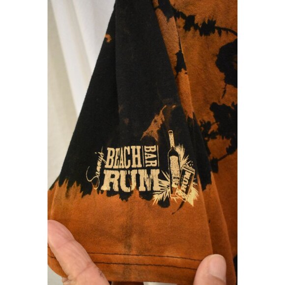 Unisex Black Craft Cheap Trick Hode Bash 2023 Custom Bleach Dye T-shirt Size L - Picture 3 of 9